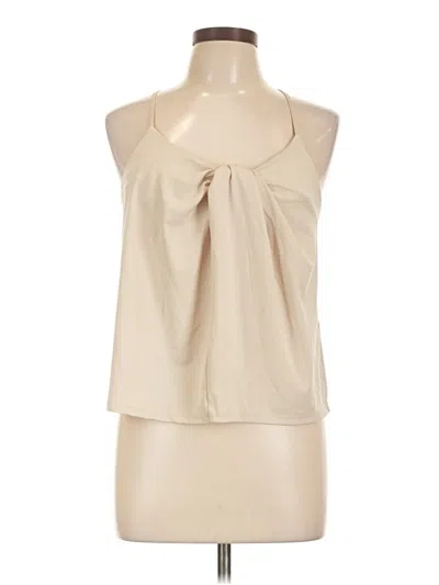 Pre-owned Banana Republic Factory Store Sleeveless Blouse In Tan