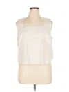 Banana Republic Factory Store Sleeveless Blouse In White