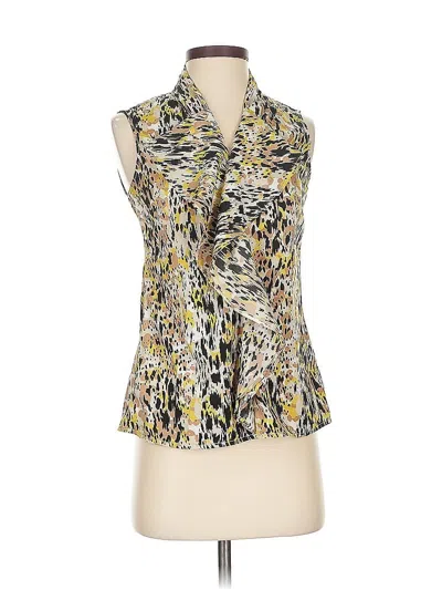 Pre-owned Banana Republic Factory Store Sleeveless Blouse In Yellow