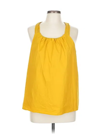 Pre-owned Banana Republic Factory Store Sleeveless Blouse In Yellow