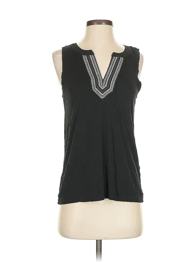 Pre-owned Banana Republic Factory Store Sleeveless T-shirt In Black