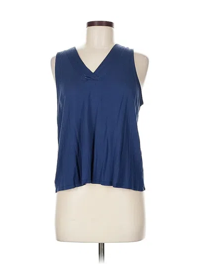 Pre-owned Banana Republic Factory Store Sleeveless T-shirt In Blue