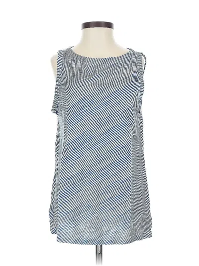 Pre-owned Banana Republic Factory Store Sleeveless T-shirt In Blue