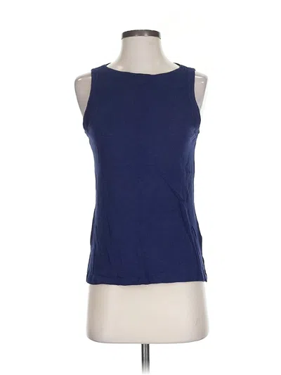 Pre-owned Banana Republic Factory Store Sleeveless T-shirt In Blue