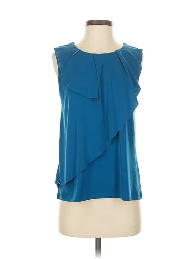 Pre-owned Banana Republic Factory Store Sleeveless T-shirt In Blue