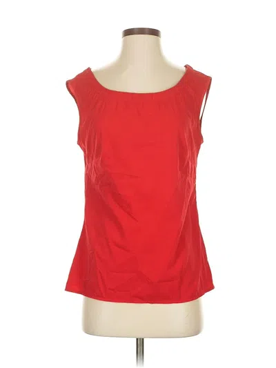 Pre-owned Banana Republic Factory Store Sleeveless T-shirt In Red