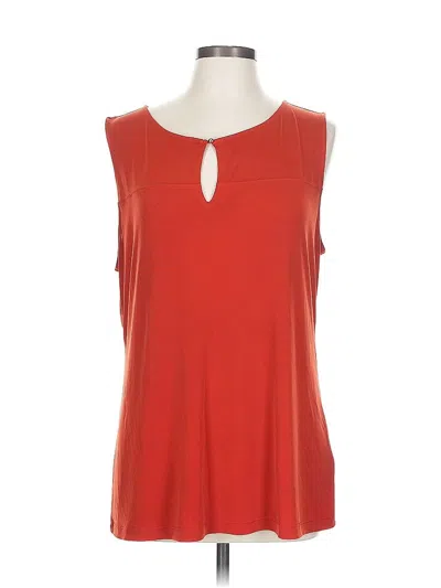 Pre-owned Banana Republic Factory Store Sleeveless T-shirt In Red