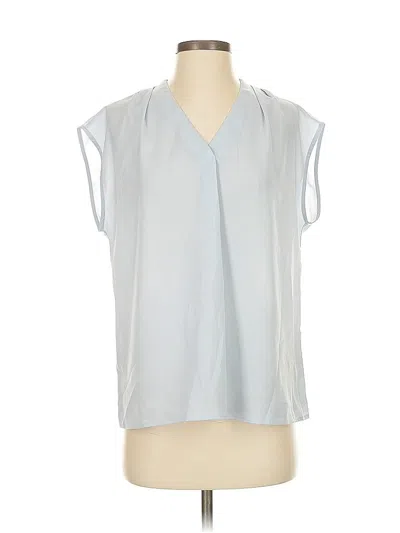 Pre-owned Banana Republic Factory Store Sleeveless T-shirt In Silver