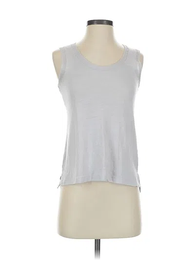 Pre-owned Banana Republic Factory Store Sleeveless T-shirt In Silver