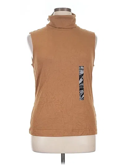 Banana Republic Factory Store Sleeveless Top Tan Cowl Neck Tops