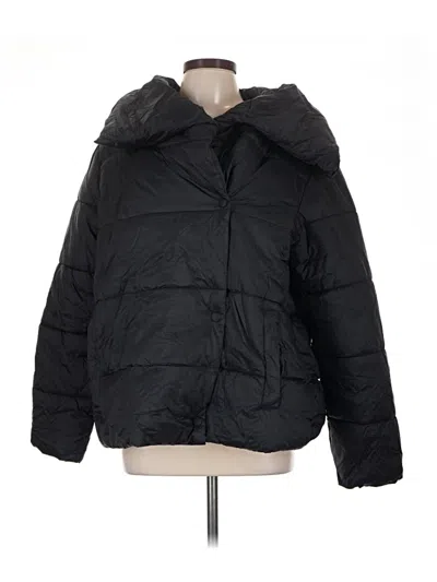 Pre-owned Banana Republic Factory Store Snow Jacket In Black
