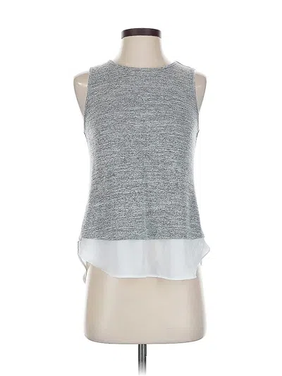 Pre-owned Banana Republic Factory Store Sweater Vest In Silver