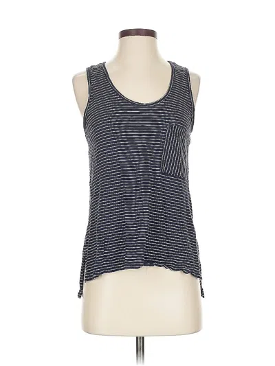 Pre-owned Banana Republic Factory Store Tank Top Blue Halter Neckline Tops