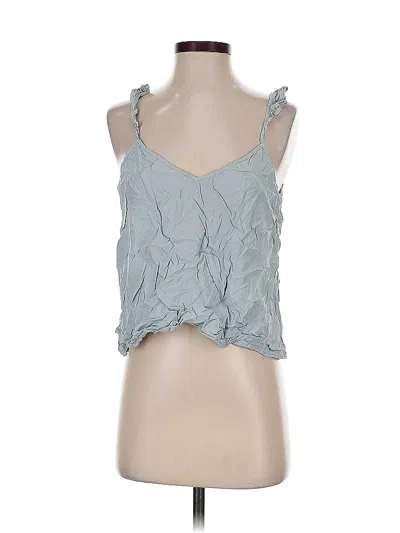 Pre-owned Banana Republic Factory Store Tank Top Blue Strapless Neckline Tops