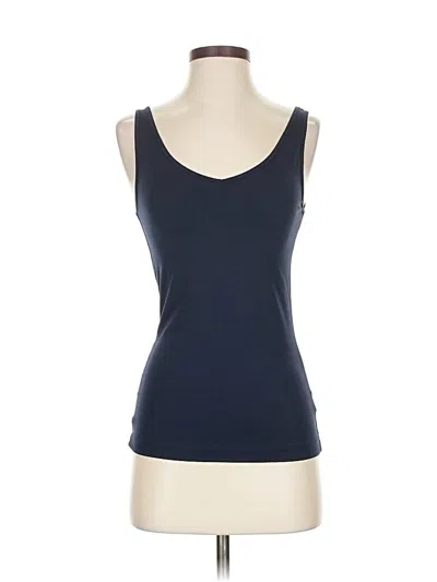 Pre-owned Banana Republic Factory Store Tank Top Blue Strapless Neckline Tops