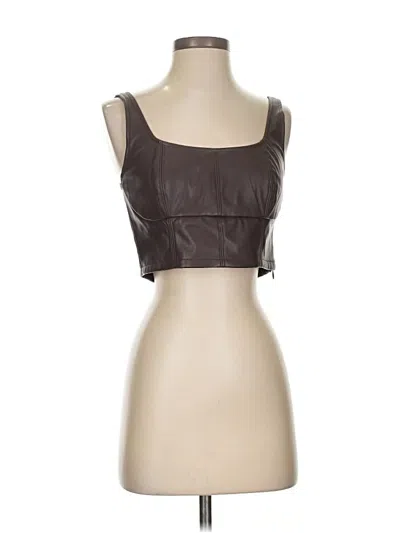 Banana Republic Factory Store Tank Top Brown Strapless Neckline Tops