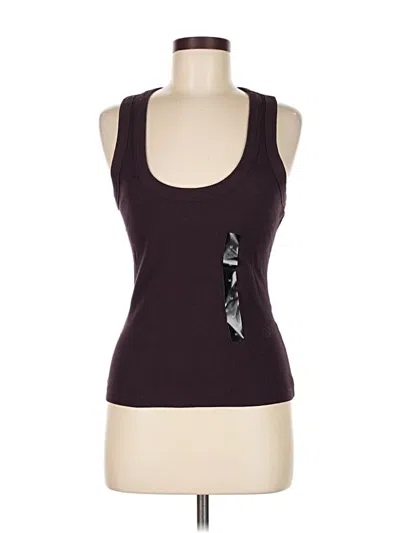 Pre-owned Banana Republic Factory Store Tank Top Burgundy Halter Neckline Tops
