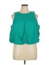 Banana Republic Factory Store Tank Top Green Halter Neckline Tops In Green