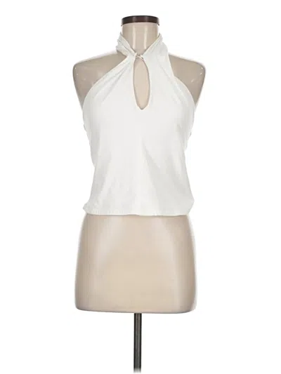 Pre-owned Banana Republic Factory Store Tank Top Ivory Halter Neckline Tops