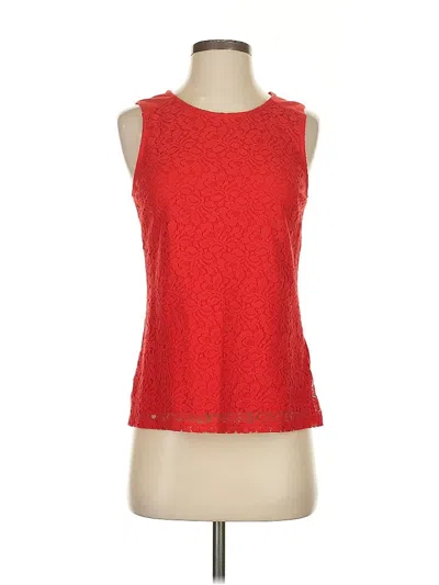 Pre-owned Banana Republic Factory Store Tank Top Red Halter Neckline Tops