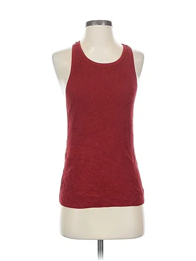 Pre-owned Banana Republic Factory Store Tank Top Red Halter Neckline Tops