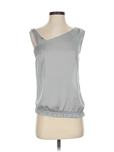 Pre-owned Banana Republic Factory Store Tank Top Silver One Shoulder Neckline Tops