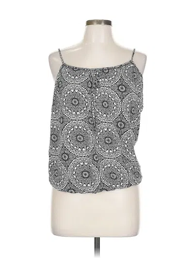 Pre-owned Banana Republic Factory Store Tank Top Silver Strapless Neckline Tops