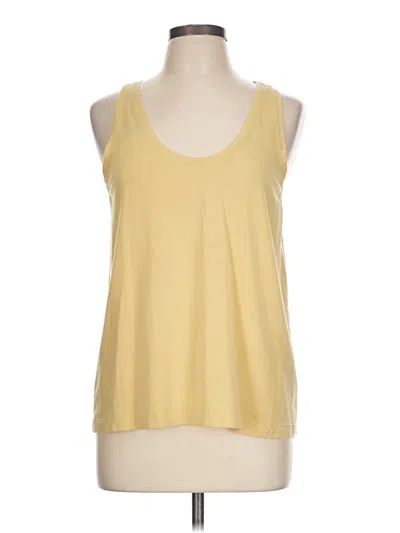 Pre-owned Banana Republic Factory Store Tank Top Yellow Halter Neckline Tops