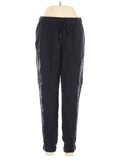 Pre-owned Banana Republic Factory Store Track Pants In Black
