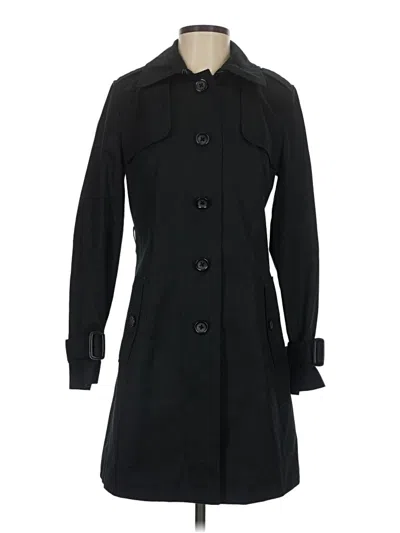 Pre-owned Banana Republic Factory Store Trenchcoat In Black