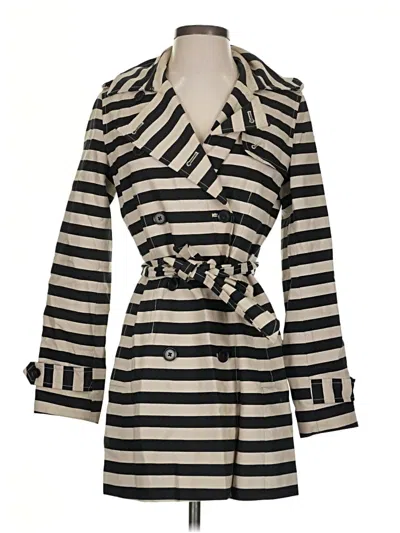 Pre-owned Banana Republic Factory Store Trenchcoat In Ivory