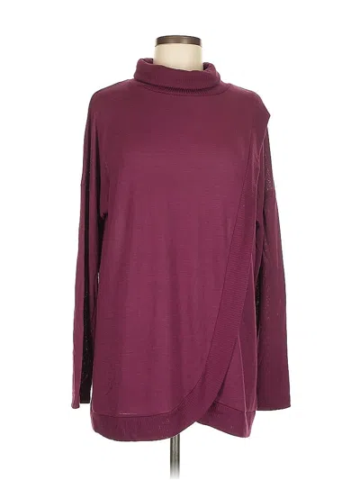 Pre-owned Banana Republic Factory Store Turtleneck Sweater In Burgundy