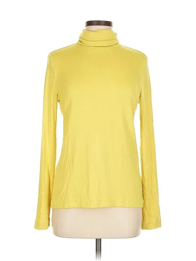 Pre-owned Banana Republic Factory Store Turtleneck Sweater In Yellow