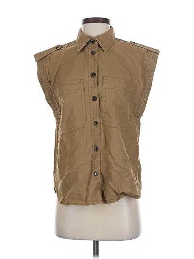 Pre-owned Banana Republic Factory Store Vest In Brown