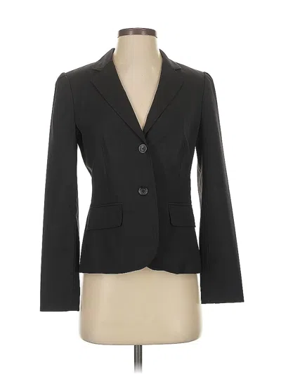 Pre-owned Banana Republic Factory Store Wool Blazer Jacket In Black