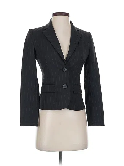 Pre-owned Banana Republic Factory Store Wool Blazer Jacket In Black