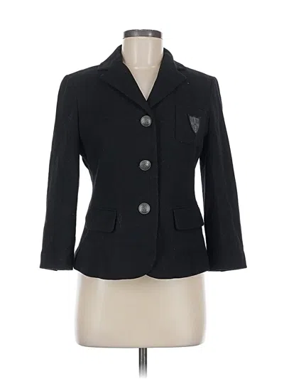 Pre-owned Banana Republic Factory Store Wool Blazer Jacket In Black