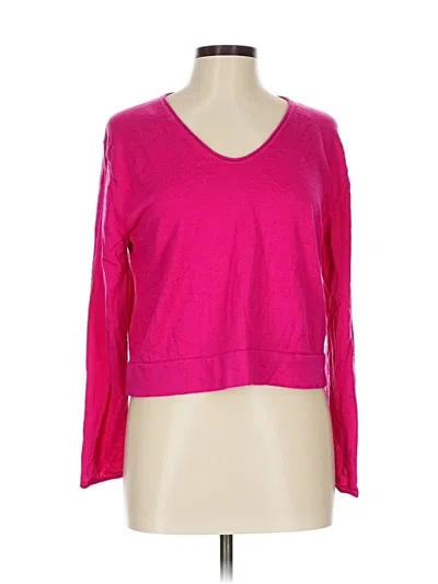 Pre-owned Banana Republic Factory Store Wool Pullover Sweater In Pink