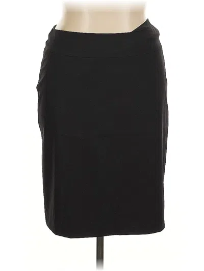 Pre-owned Banana Republic Factory Store Wool Skirt In Black