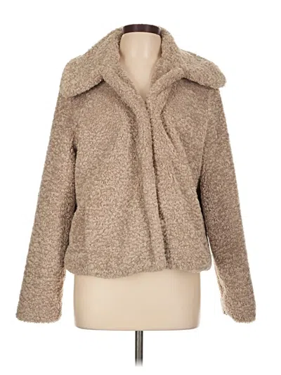 Pre-owned Banana Republic Faux Fur Jacket In Brown