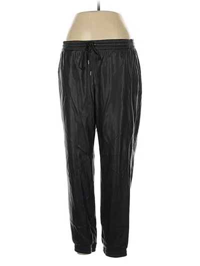Pre-owned Banana Republic Faux Leather Pants In Black