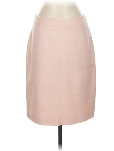 Pre-owned Banana Republic Faux Leather Skirt In Brown