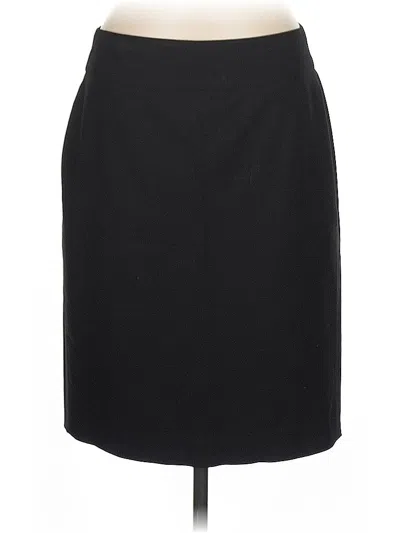 Pre-owned Banana Republic Formal Skirt In Black