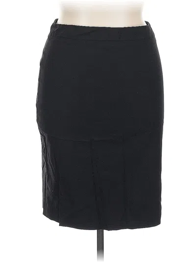 Pre-owned Banana Republic Formal Skirt In Black