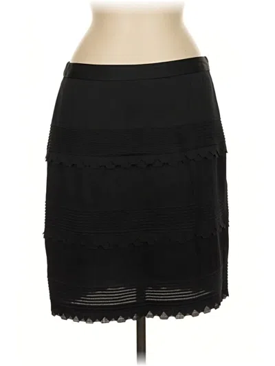 Pre-owned Banana Republic Formal Skirt In Black