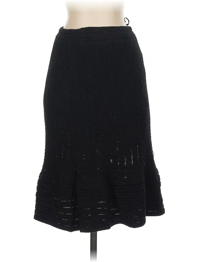 Pre-owned Banana Republic Formal Skirt In Black