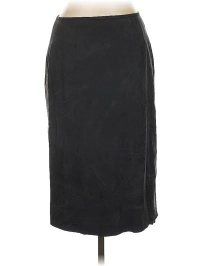 Pre-owned Banana Republic Formal Skirt In Black