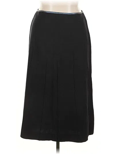 Pre-owned Banana Republic Formal Skirt In Black