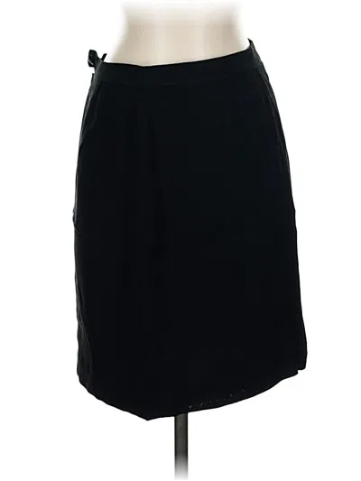 Pre-owned Banana Republic Formal Skirt In Black