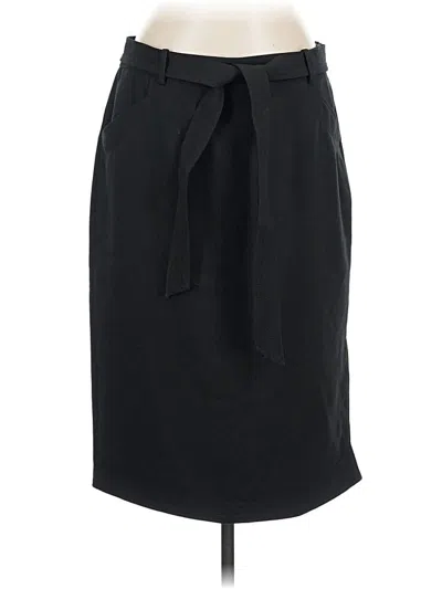Pre-owned Banana Republic Formal Skirt In Black